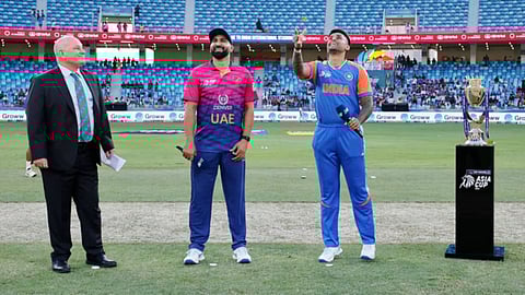 Asia Cup 2025 India vs United Arab Emirates Group A Cricket Score Dubai International Cricket Stadium