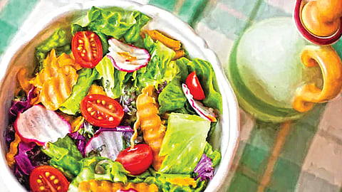 Health benefits of salad