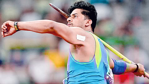Javelin thrower Sachin Yadav