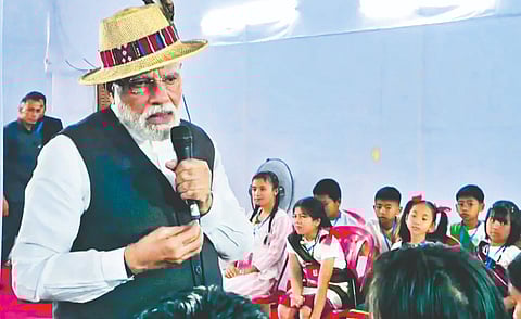 PM Modi Manipur tour