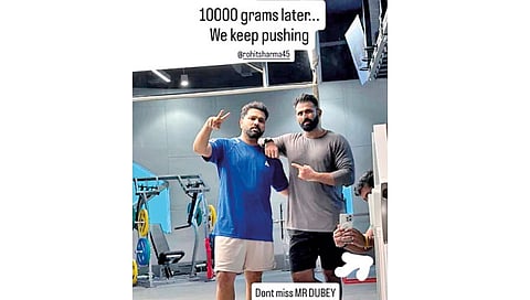 Rohit Sharma new look