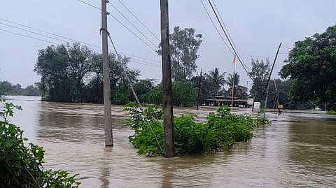 Thuna river flood