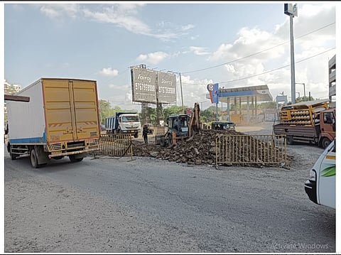Charholi Road Digging