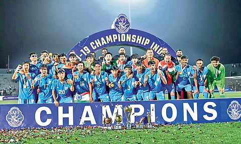India wins seventh under19 saff championship