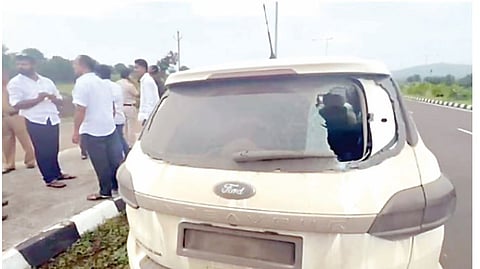 Laxman Hake Car Attack