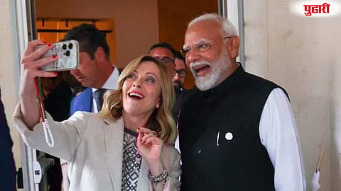 PM Modi Giorgia Meloni