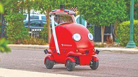 food delivery robot launched in america