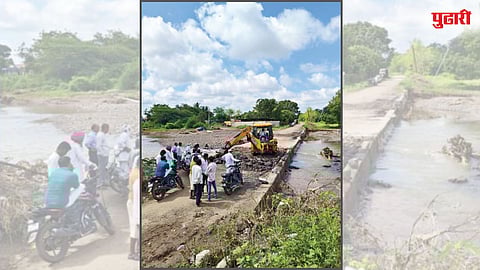Chaitanya foundation bridge restoration walunj