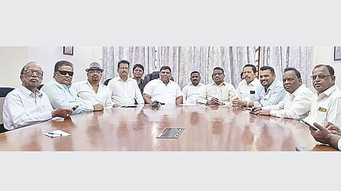 Agriculture Minister Protest