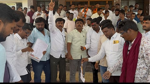 Shetkari Putra Sangharsh Samiti protest