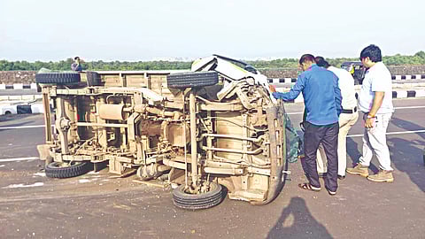 NMIA road accident