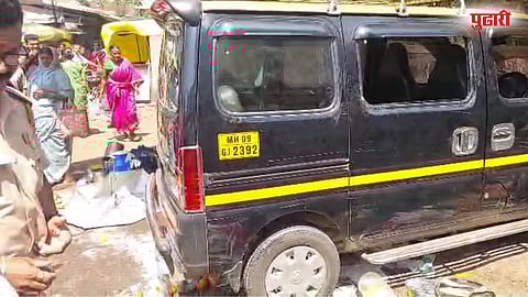 Gangavesh market Car Crash