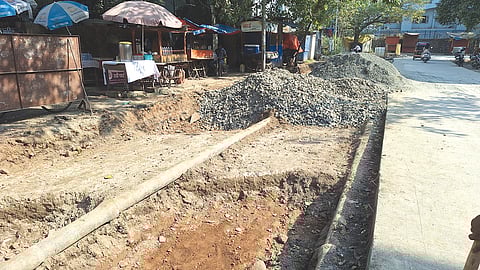 KDMC Concrete Road Violations