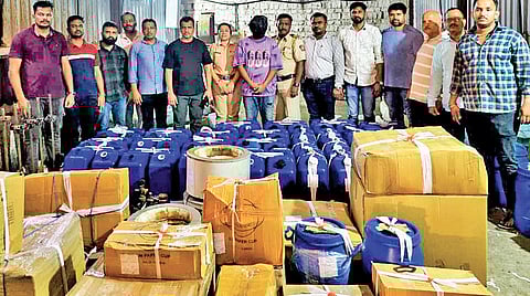 Drugs Factory Destroyed