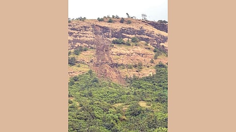 Bhivgad fort collapse