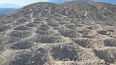 Andean Mountains mysterious pits