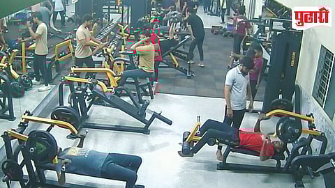Winter gym crowd