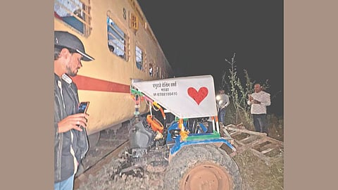 Train Tractor Collision