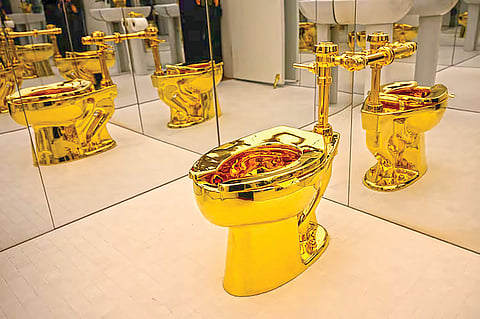 Gold Toilet