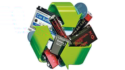 Battery waste recycling