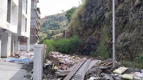 Panvel rockfall protection work