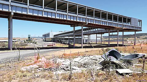 airport shutdown three years