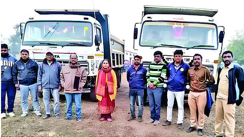 Illegal Sand Transporting