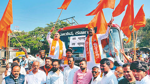 Shiv Sena protest