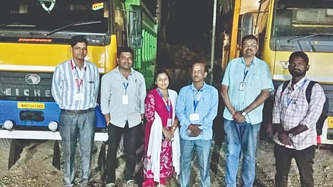 illegal sand transport