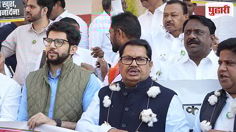 Nagpur Winter Session | कर्जमाफी आणि भाववाढीच्या मागणीसाठी विरोधकांचे जोरदार आंदोलन