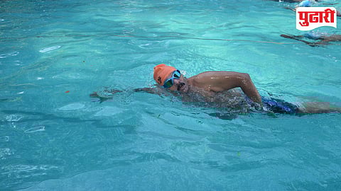 Anil Magar Swimming Record