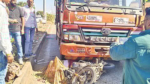 Eicher vehicle accident