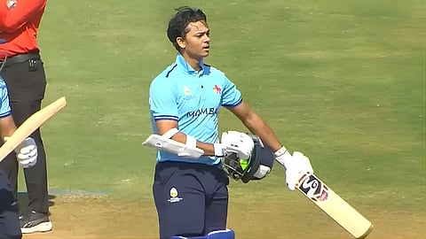 SMAT 2025 : जैस्वालचे ८ दिवसांत दुसरे स्फोटक शतक..! मुंबईचा हरियाणावर दिमाखदार विजय