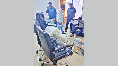 Road construction payment issue