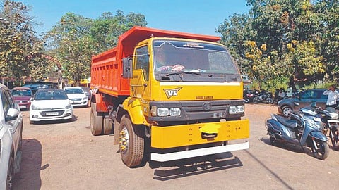 Illegal sand transportation