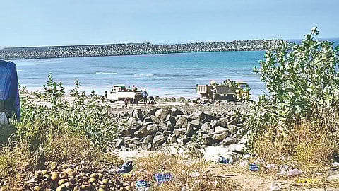 Illegal Sand Excavation