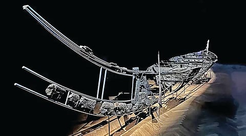 2400 year old shipwreck
