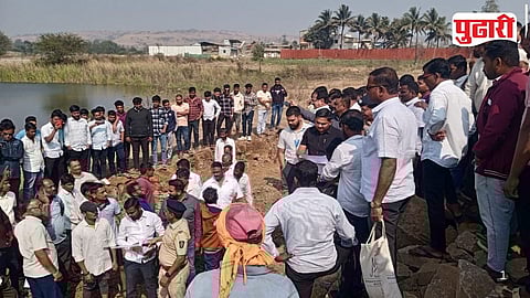 Kagal taluka Pimpalgaon Khurd lake issue
