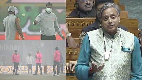 Shashi Tharoor vs BCCI : धुक्याचा फटका क्रिकेटला, संसदेत उमटले पडसाद; शशि थरूर यांची BCCI विरुद्ध फटकेबाजी