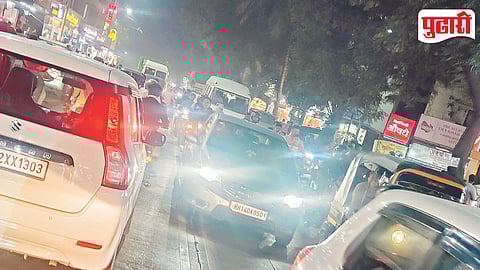 Sangvi Traffic Jam