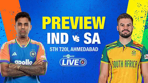 India vs South Africa 5th T20I