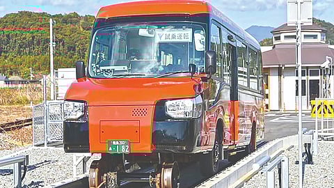 Bus to train transformation