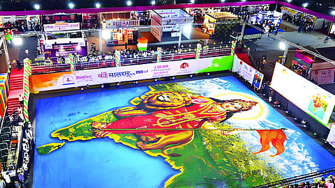 World record lamp art Dombivli