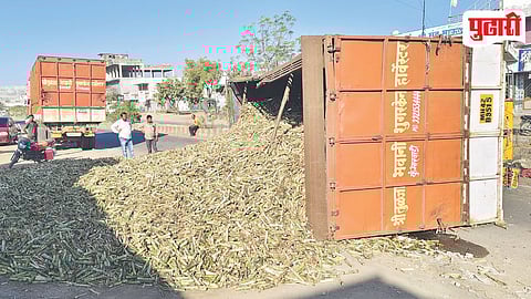 Sugarcane Truck Accident