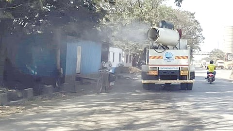 Uran dust pollution