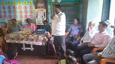 Raigad Zilla Parishad school issue