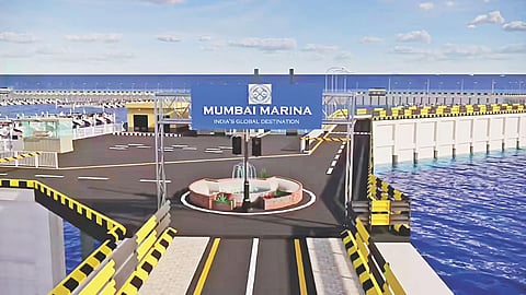 Fishermen protest marina project