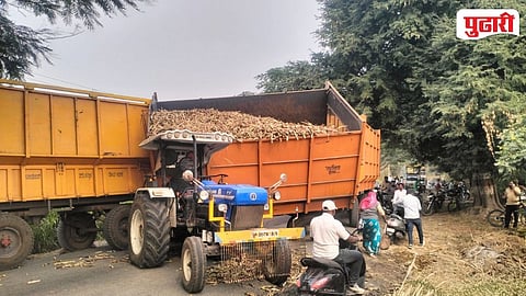Jambhali Yadrav Road Tractor Trolley Accident