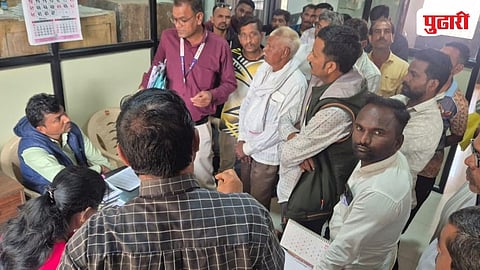 Mohadi Tehsil Protest