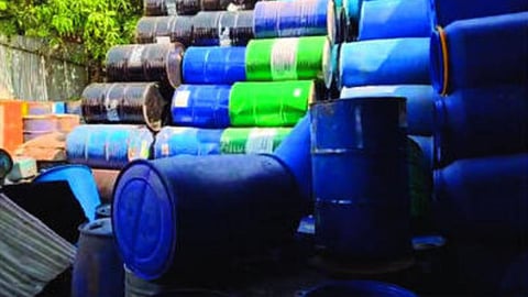 Illegal warehouse in Boisar